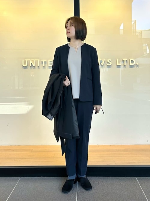 セール】カットジョーゼット テーパードパンツ ‐セットアップ対応 セール】カットジョーゼット テーパードパンツ ‐セットアップ対応