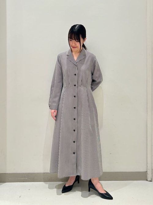 セール】オープンカラー シャツワンピース ‐ウォッシャブル‐＜A DAY IN