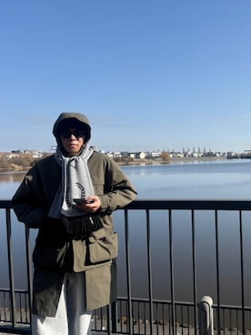 「FRED PERRY（フレッドペリー）のアイテム」を使った、まさやさん（メンズ・167cm・20代）の冬コーディネート