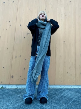 「アイテム（アンダーウェア）」を使った、reakumaさん（レディース・159cm）の冬コーディネート