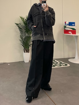 「骨格ナチュラル」｜manamiさん（レディース・170cm）の冬コーディネート