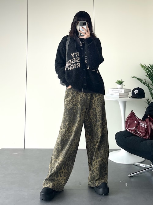 セール】【ANGEL BLUE】別注 エンジェルブルー グラフィック刺繍ジップ