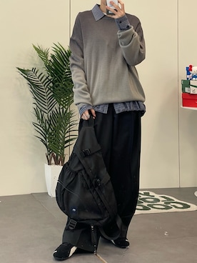 「骨格ナチュラル」｜manamiさん（レディース・170cm）の冬コーディネート