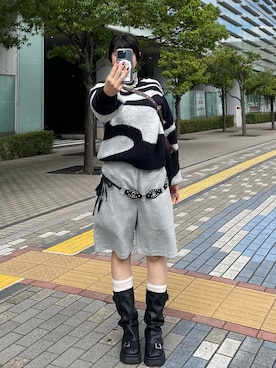 「nui nullu（ヌイヌル）のアイテム」を使った、manamiさん（レディース・170cm）の秋コーディネート