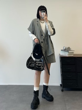 manamiさん（レディース・170cm）の春コーディネート