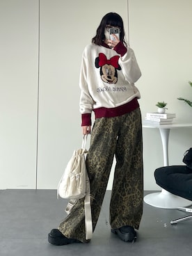 「アイテム（バックパック/リュック）」を使った、manamiさん（レディース・170cm）の秋コーディネート