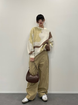 「骨格ナチュラル」｜manamiさん（レディース・170cm）の秋コーディネート