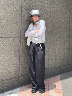 老舗蕎麦屋出勤服さん（メンズ・175cm・10代）の秋コーディネート