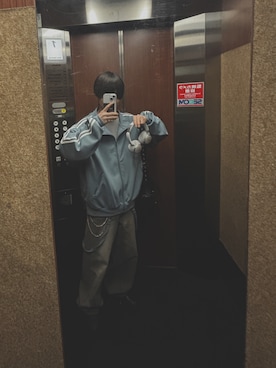 「アイテム（ジャケット/アウター）」を使った、ﾕﾄさん（メンズ・163cm・10代）の冬コーディネート