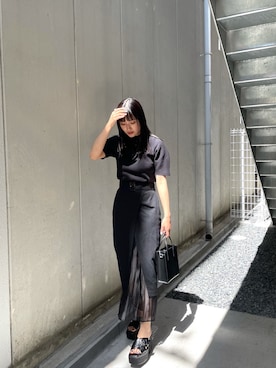 辻村奈々さん（レディース・159cm）の春コーディネート