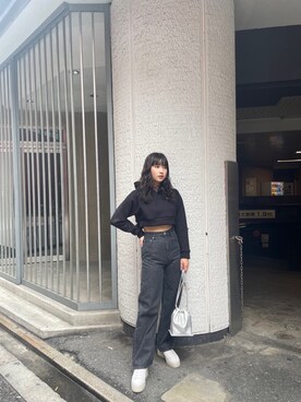 辻村奈々さん（レディース・159cm）の春コーディネート