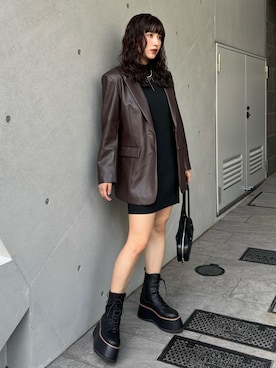 辻村奈々さん（レディース・159cm）の夏コーディネート