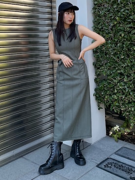 辻村奈々さん(レディース・159cm)の春コーディネート