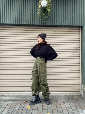 辻村奈々さん（レディース・159cm）の秋コーディネート