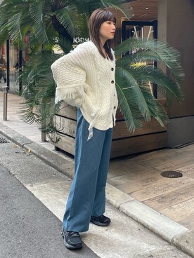 辻村奈々さん(レディース・159cm)の冬コーディネート