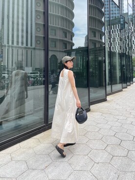辻村奈々さん（レディース・159cm）の夏コーディネート