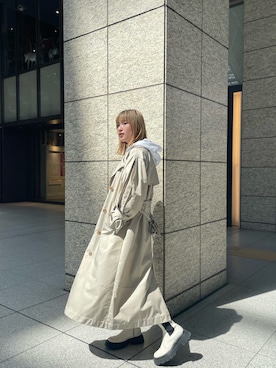 辻村奈々さん（レディース・159cm）の春コーディネート