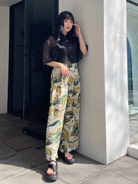 辻村奈々さん（レディース・159cm）の春コーディネート