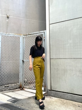 辻村奈々さん（レディース・159cm）の春コーディネート