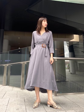 辻村奈々さん（レディース・159cm）の春コーディネート