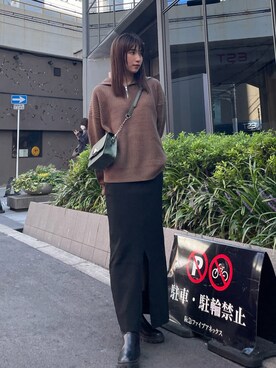 辻村奈々さん（レディース・159cm）の秋コーディネート