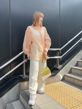 辻村奈々さん(レディース・159cm)の春コーディネート