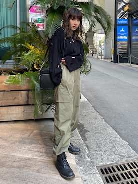 辻村奈々さん(レディース・159cm)の冬コーディネート