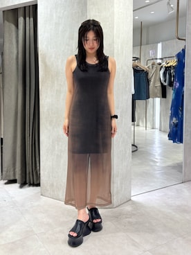 辻村奈々さん（レディース・159cm）の夏コーディネート