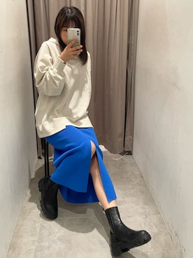 辻村奈々さん(レディース・159cm)の秋コーディネート