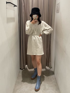 辻村奈々さん（レディース・159cm）の秋コーディネート