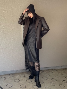 辻村奈々さん（レディース・159cm）の夏コーディネート