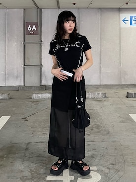 辻村奈々さん（レディース・159cm）の夏コーディネート