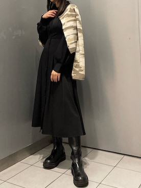 辻村奈々さん（レディース・159cm）の冬コーディネート