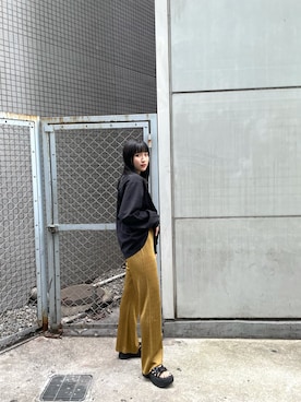 辻村奈々さん（レディース・159cm）の春コーディネート