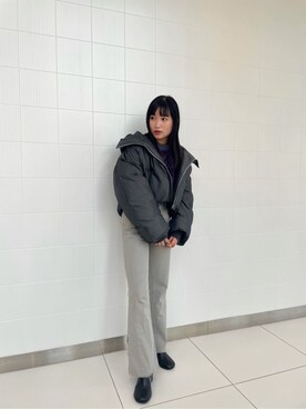 辻村奈々さん(レディース・159cm)の秋コーディネート