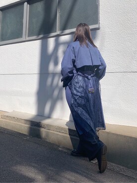 辻村奈々さん（レディース・159cm）の冬コーディネート