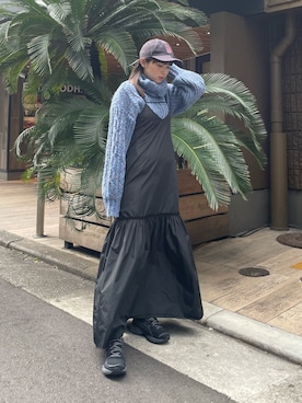 辻村奈々さん（レディース・159cm）の冬コーディネート