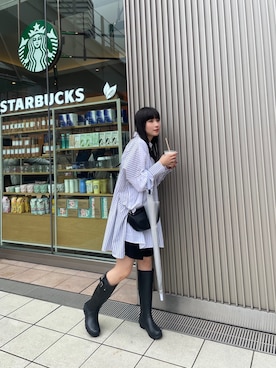 辻村奈々さん（レディース・159cm）の春コーディネート