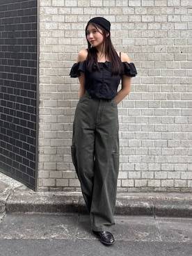辻村奈々さん(レディース・159cm)の夏コーディネート