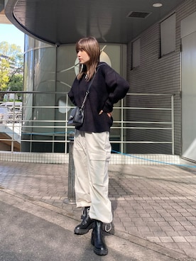 辻村奈々さん（レディース・159cm）の秋コーディネート