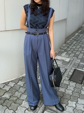 辻村奈々さん（レディース・159cm）の夏コーディネート