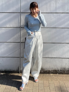 辻村奈々さん（レディース・159cm）の冬コーディネート