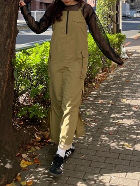 辻村奈々さん(レディース・159cm)の冬コーディネート