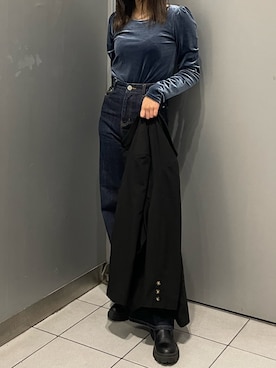 辻村奈々さん(レディース・159cm)の秋コーディネート