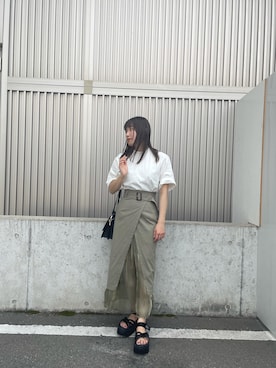 辻村奈々さん（レディース・159cm）の春コーディネート