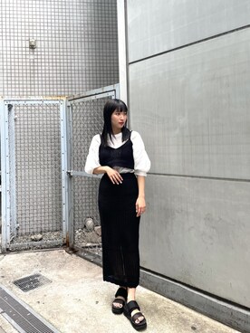 辻村奈々さん(レディース・159cm)の春コーディネート