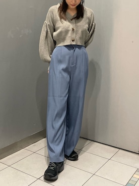 辻村奈々さん(レディース・159cm)の冬コーディネート