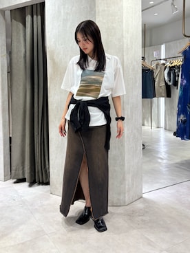 辻村奈々さん(レディース・159cm)の夏コーディネート
