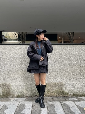 辻村奈々さん（レディース・159cm）の秋コーディネート