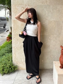 ドレープコクーンスカート ブラック Mサイズ 【公式通販】